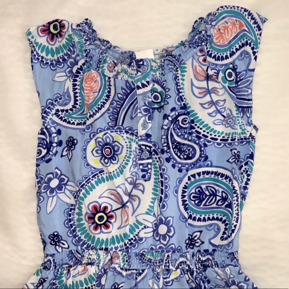 Girl’s Gymboree Paisley and Floral Dress Size 6 - Picture 2 of 3